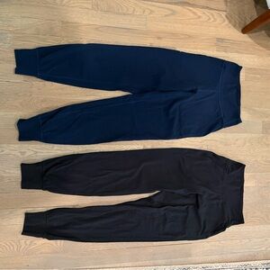 Lululemon (2) Women's Black and Navy Jogger Pants